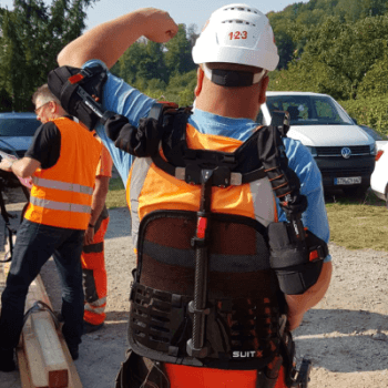 Exoskelett für den Bau